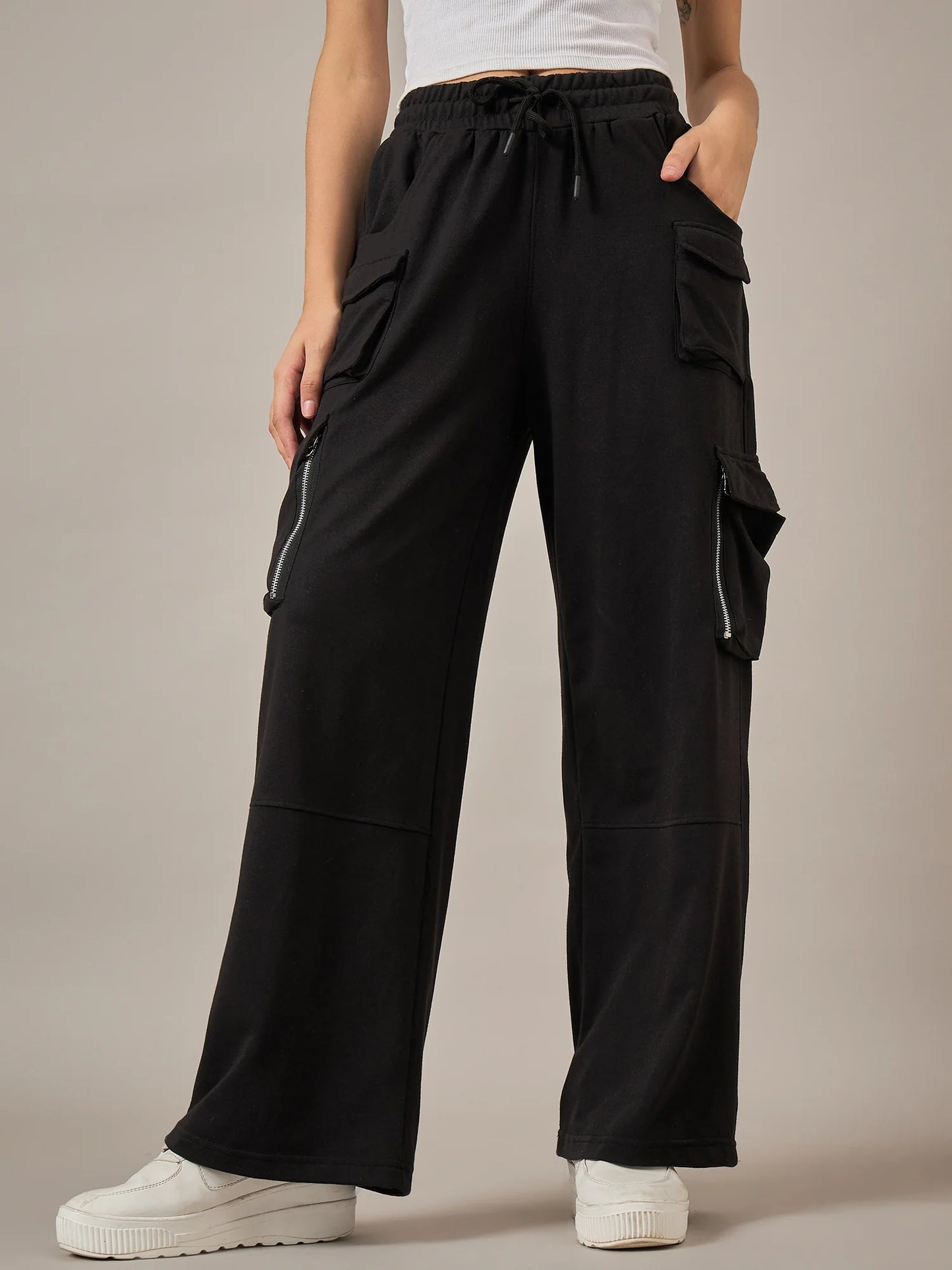 Women Baggy Pant Black