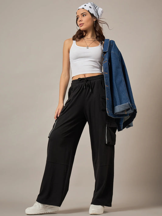 Women Baggy Pant Black