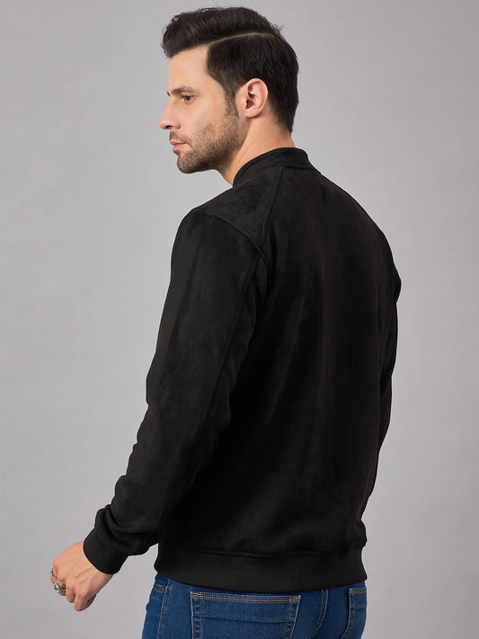 Men Suede Jacket Black - Reprise