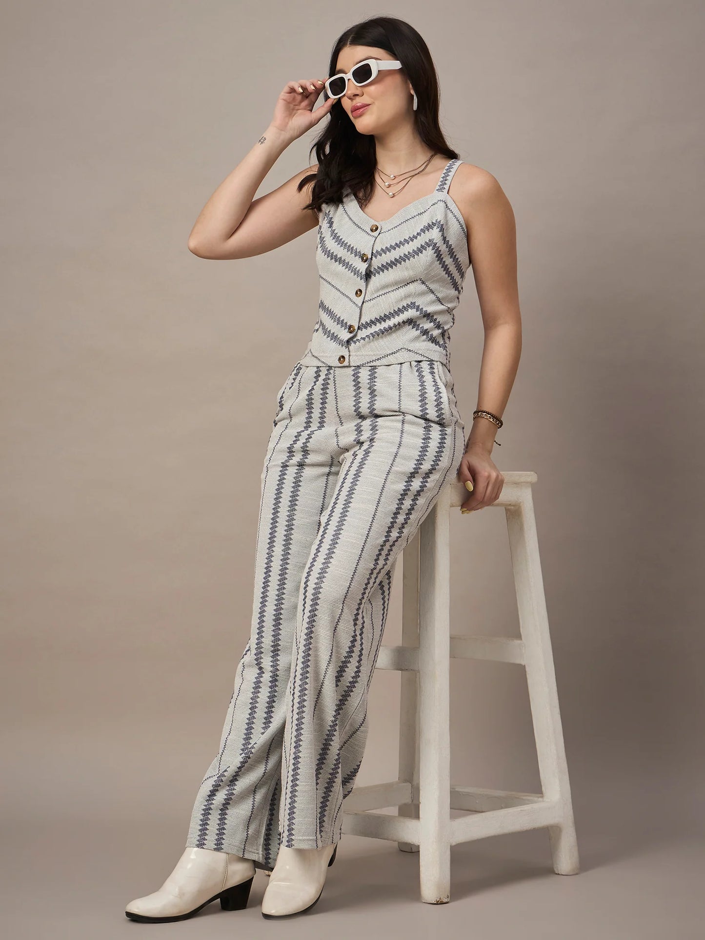 Women Co-ord Set Grey - Reprise