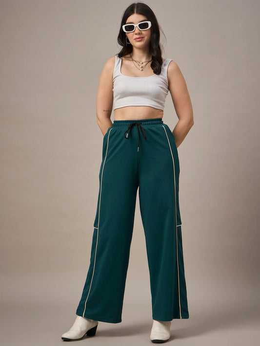 Teal Track Pants for Women