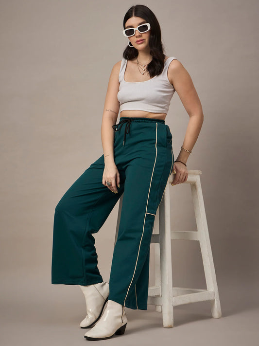 Teal Track Pants for Women