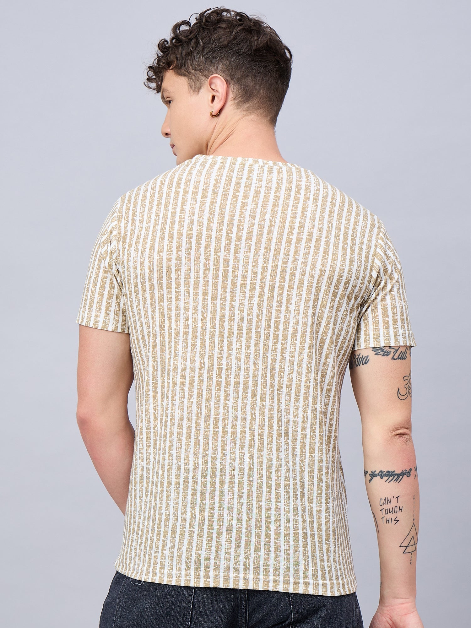 Mens T-shirt Beige