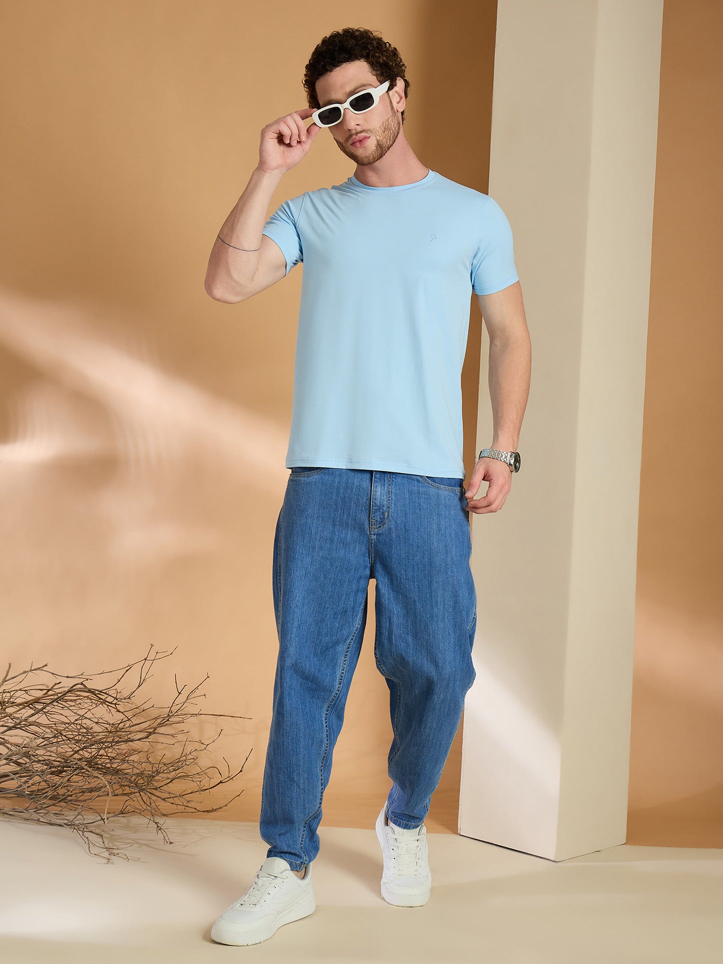 Solid Round Neck Tshirt