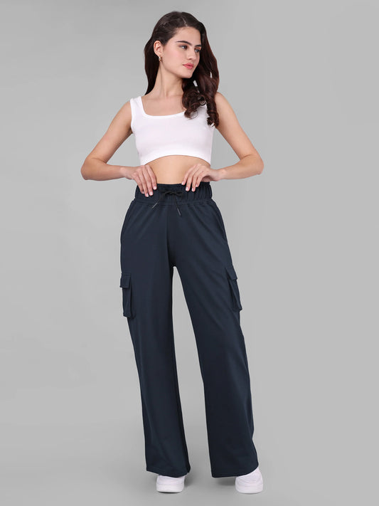 Women Black Trackpants