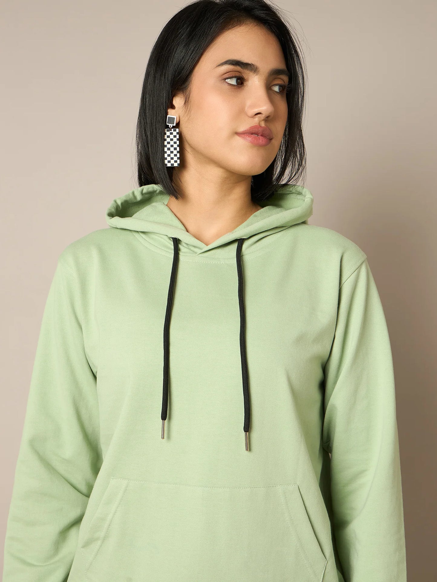 Women Green Hoddie - Reprise