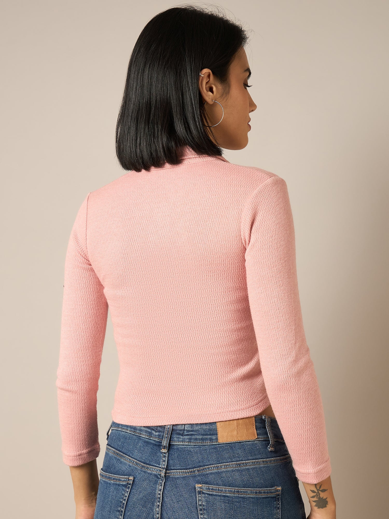 Women Pink Buttoned Top - Reprise