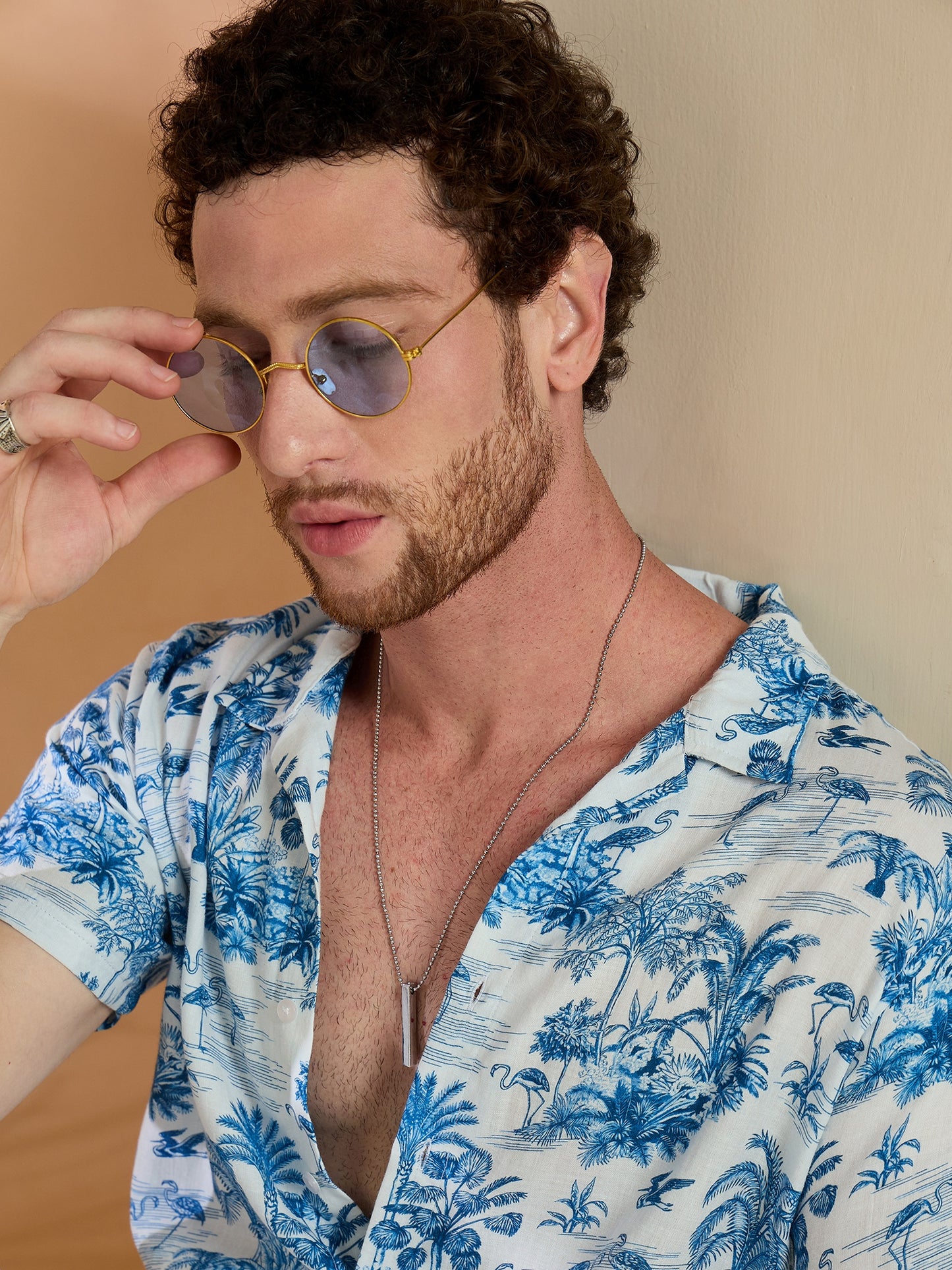 Self Design Printed Half Sleeve Shirt