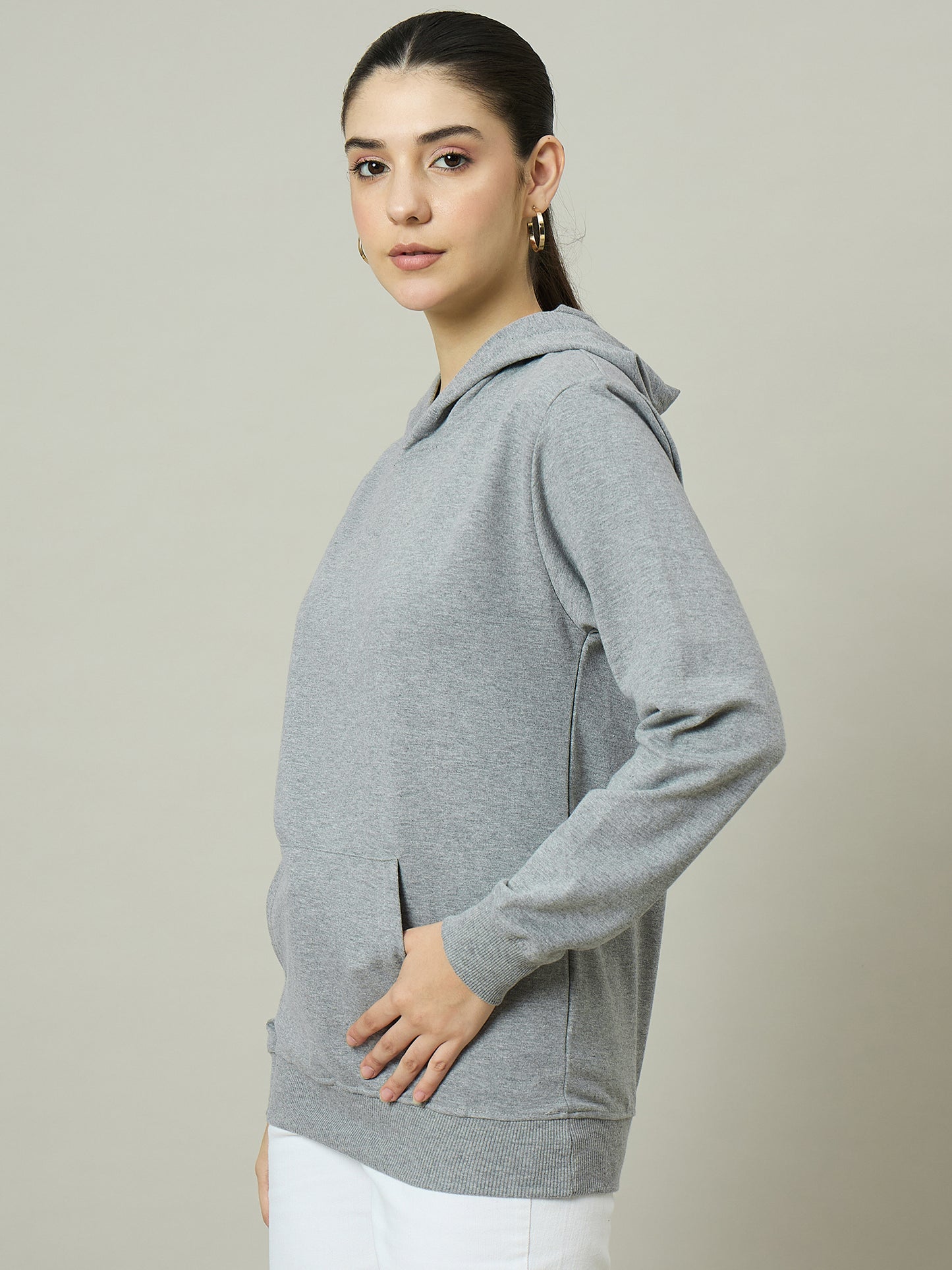Women Grey Hoodie