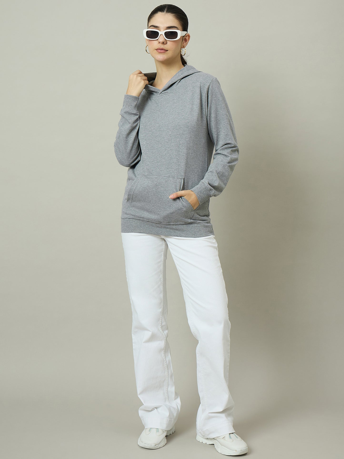Women Grey Hoodie