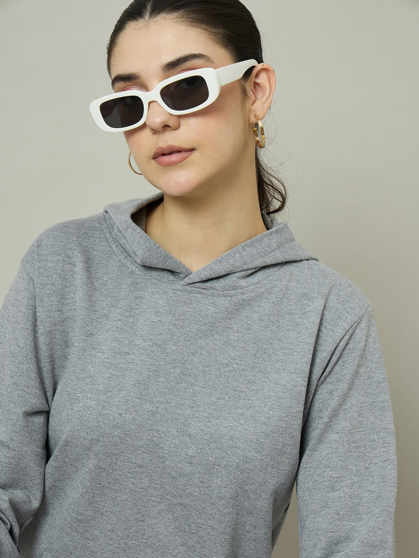 Women Grey Hoodie