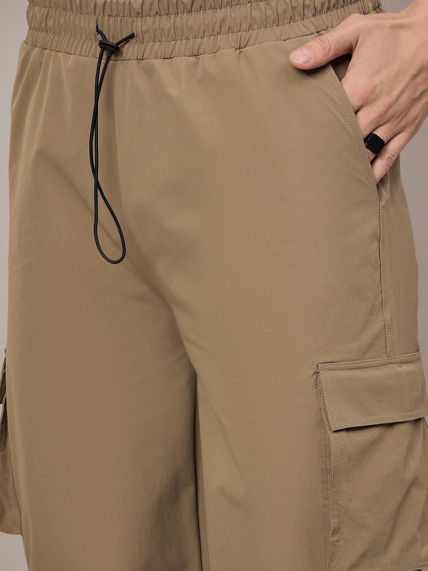 Men Brown Baggy Pants - Reprise