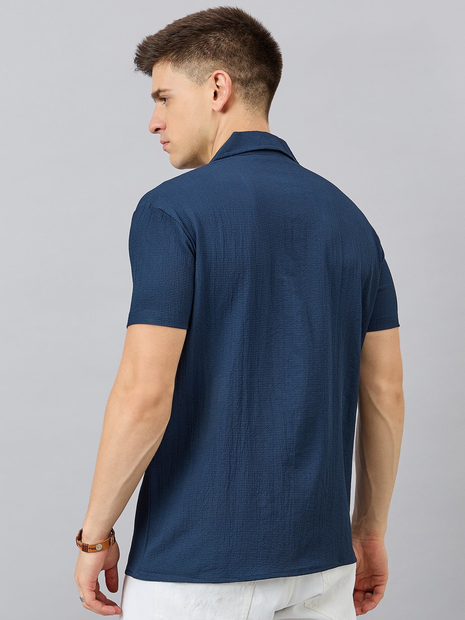 Regular Fit Spread Collar Shirt - Reprise
