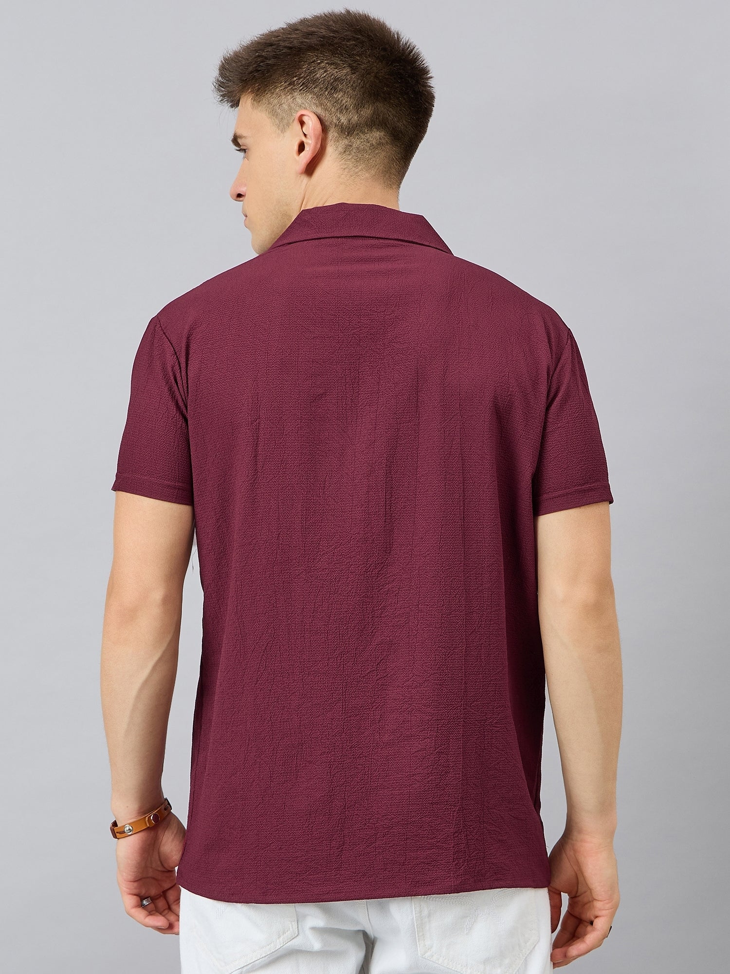 Regular Fit Spread Collar Shirt - Reprise