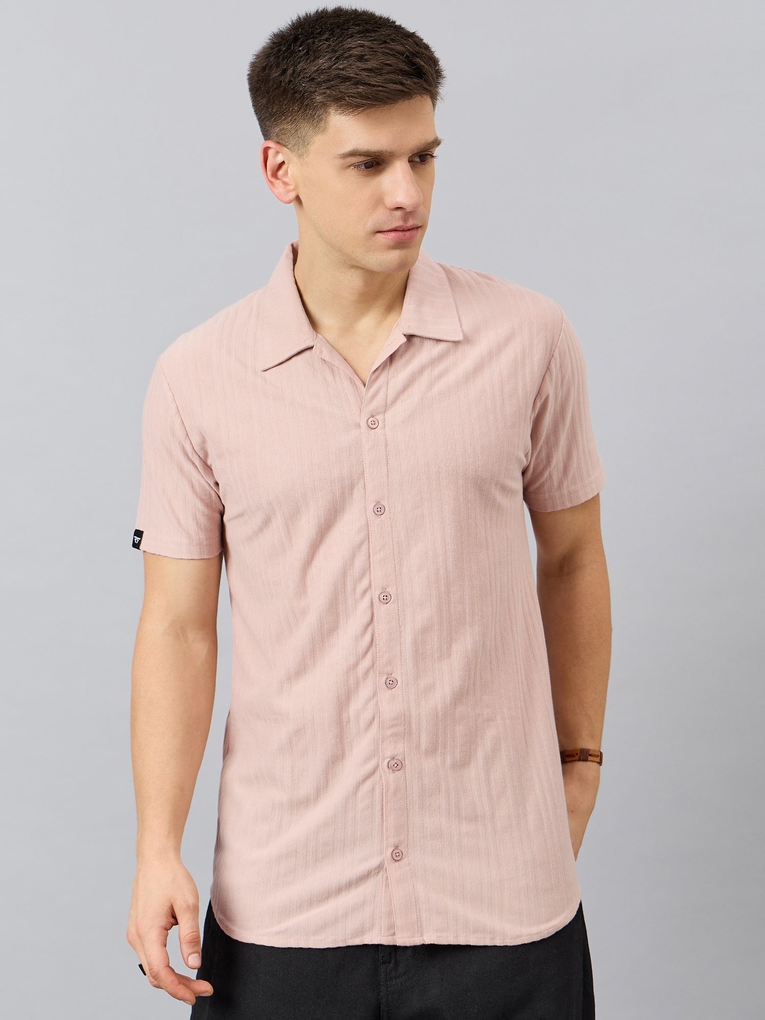 Regular Fit Spread Collar Shirt - Reprise