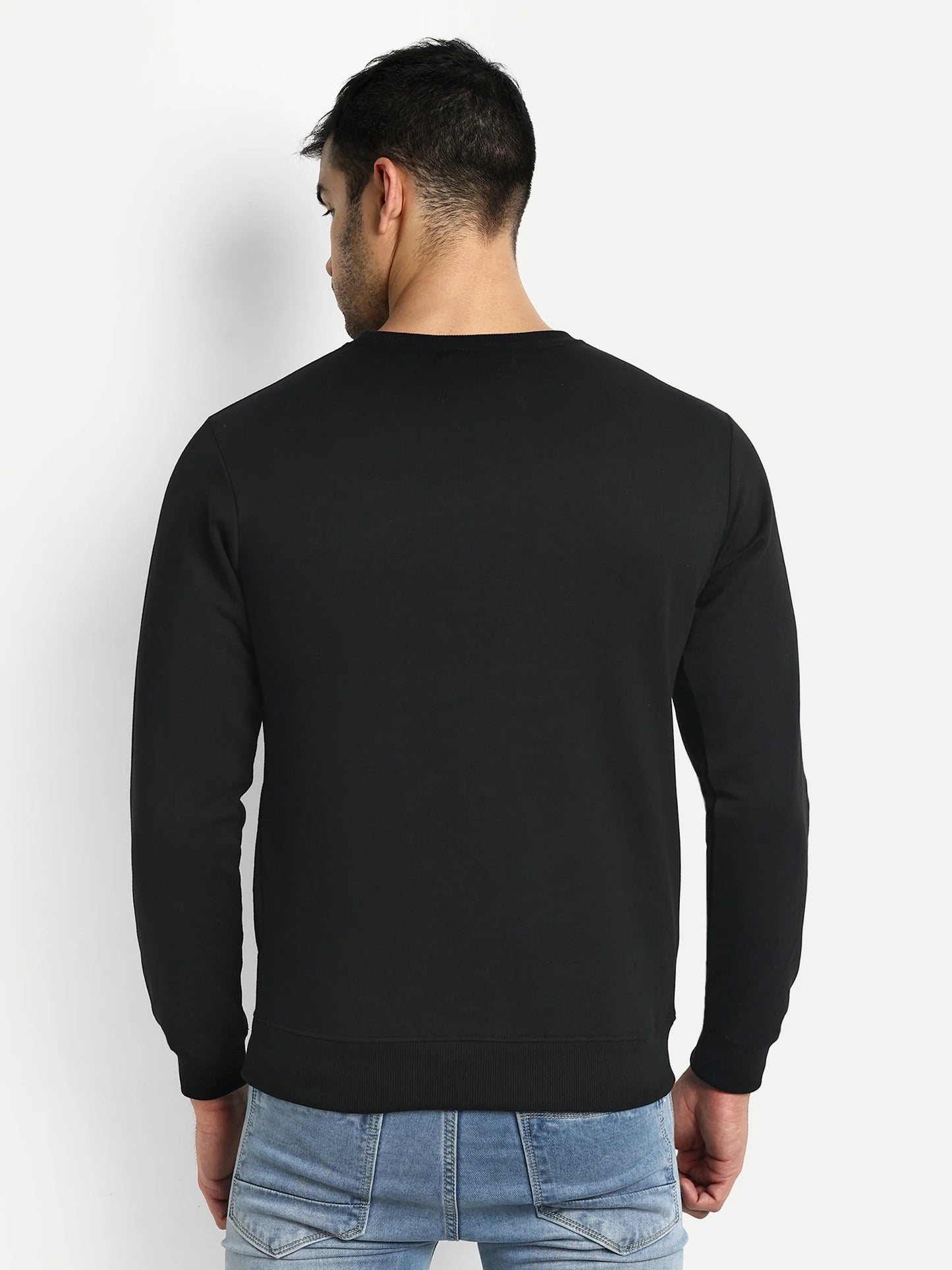 Men Printed Sweatshirts Black - Reprise
