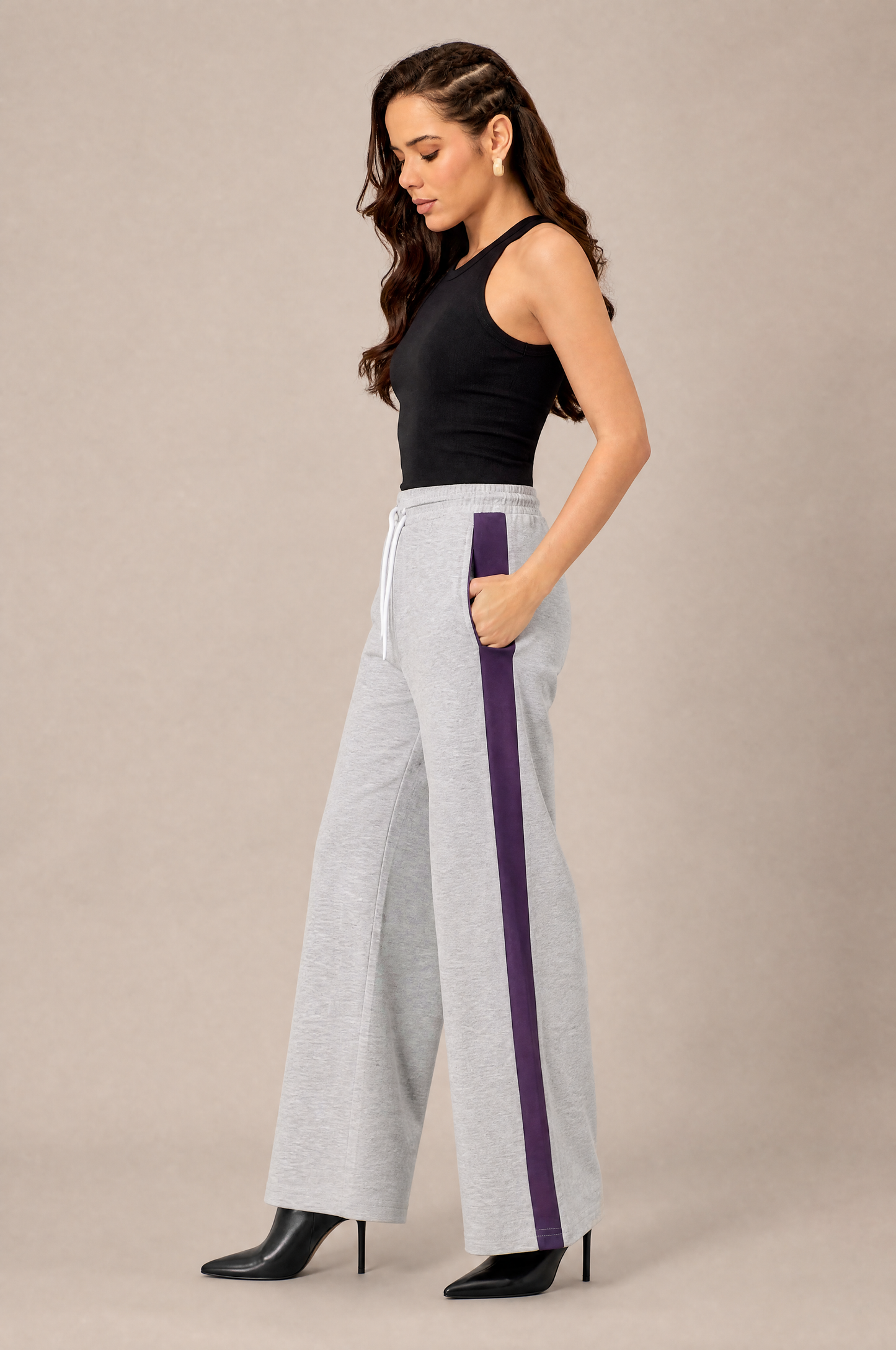 Women Trackpant Grey