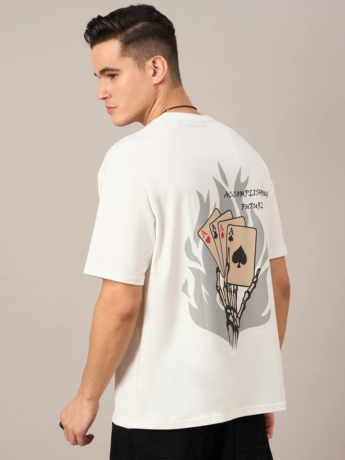 Men Printed Oversized T-shirt - Reprise