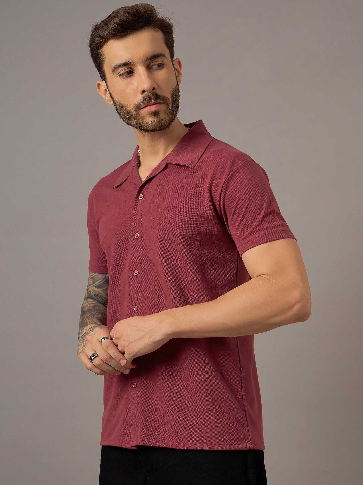 Men Casual Shirt Rust - Reprise