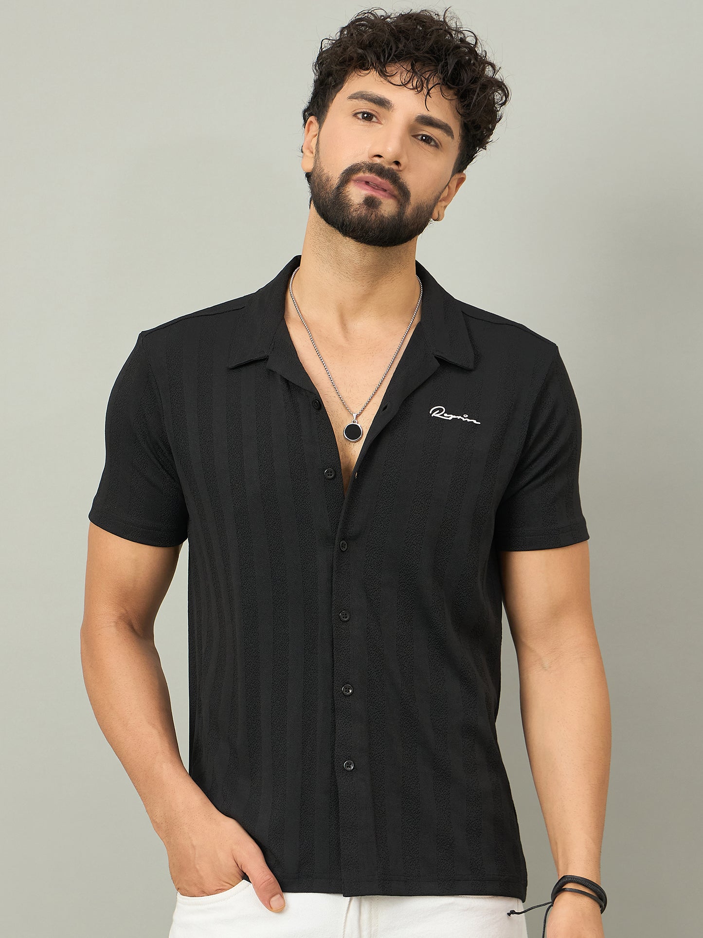 Men Shirt Black
