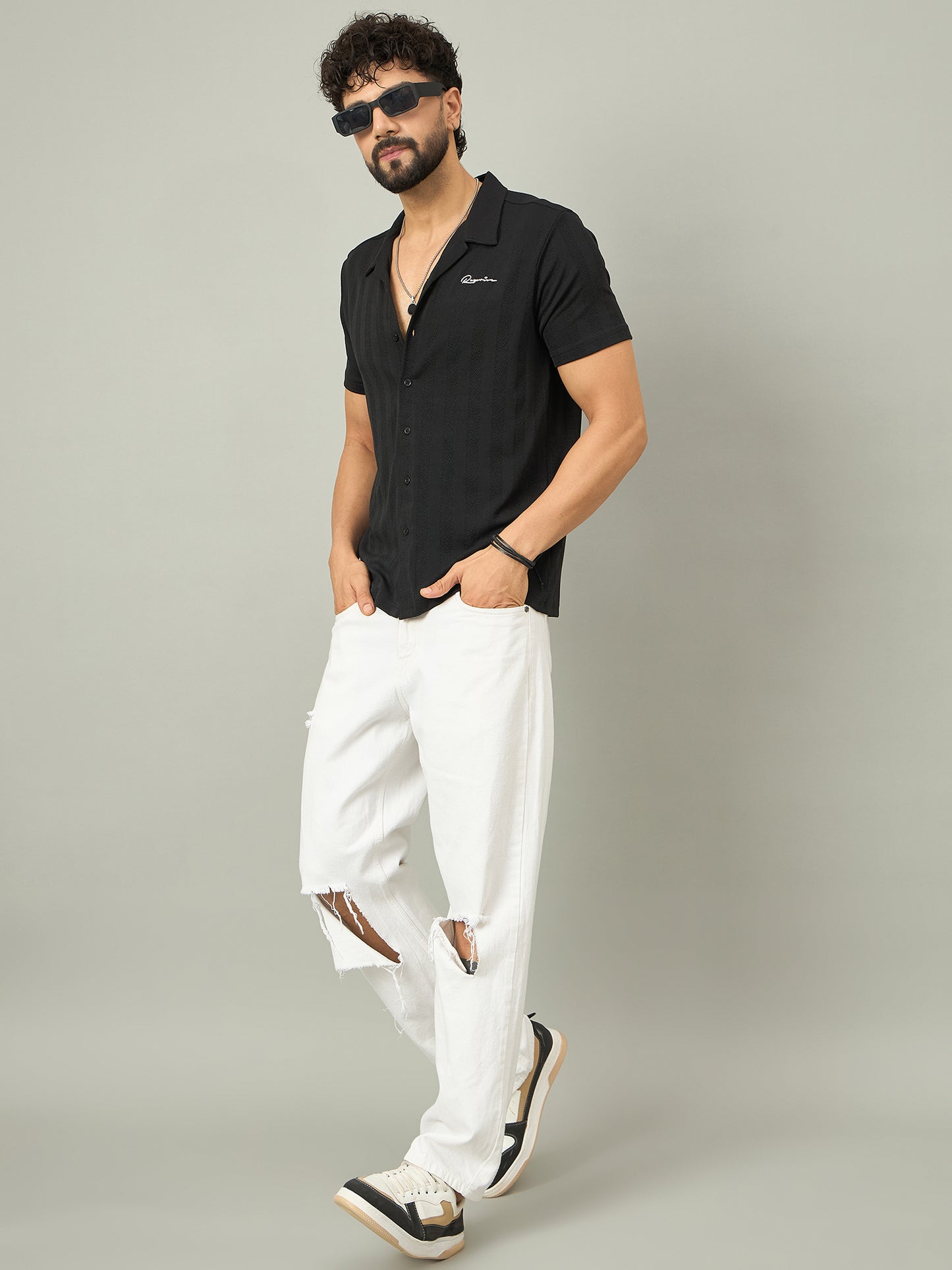 Men Shirt Black