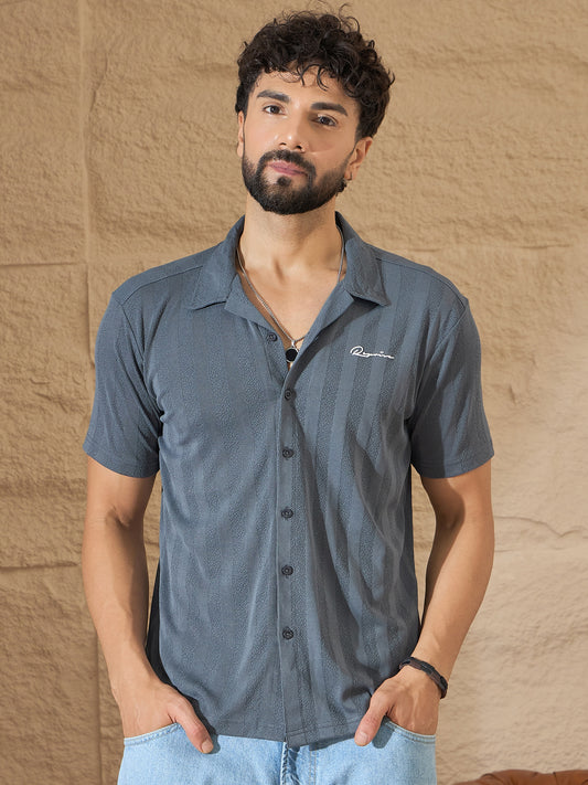 Men Shirt Grey