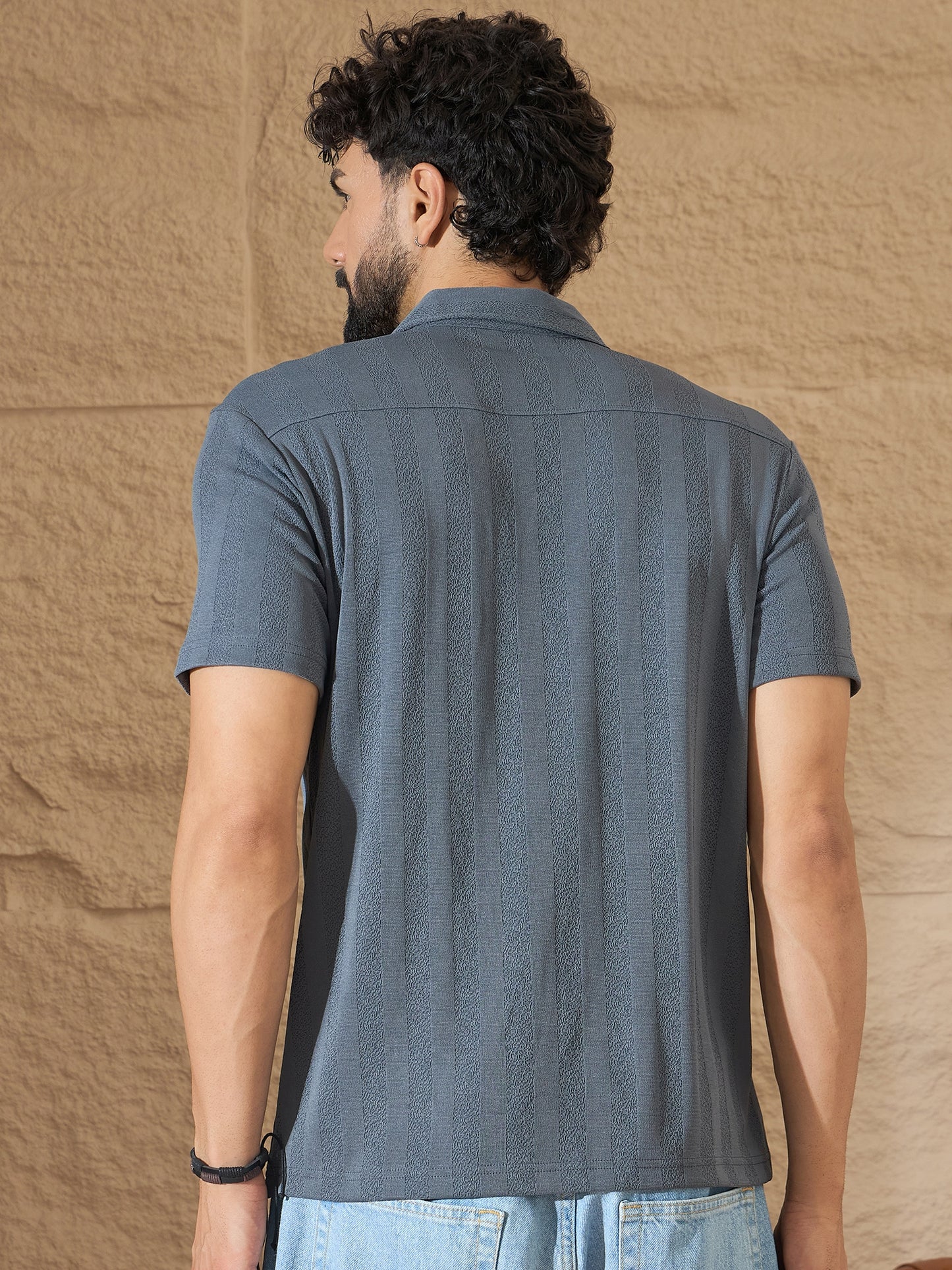 Men Shirt Grey