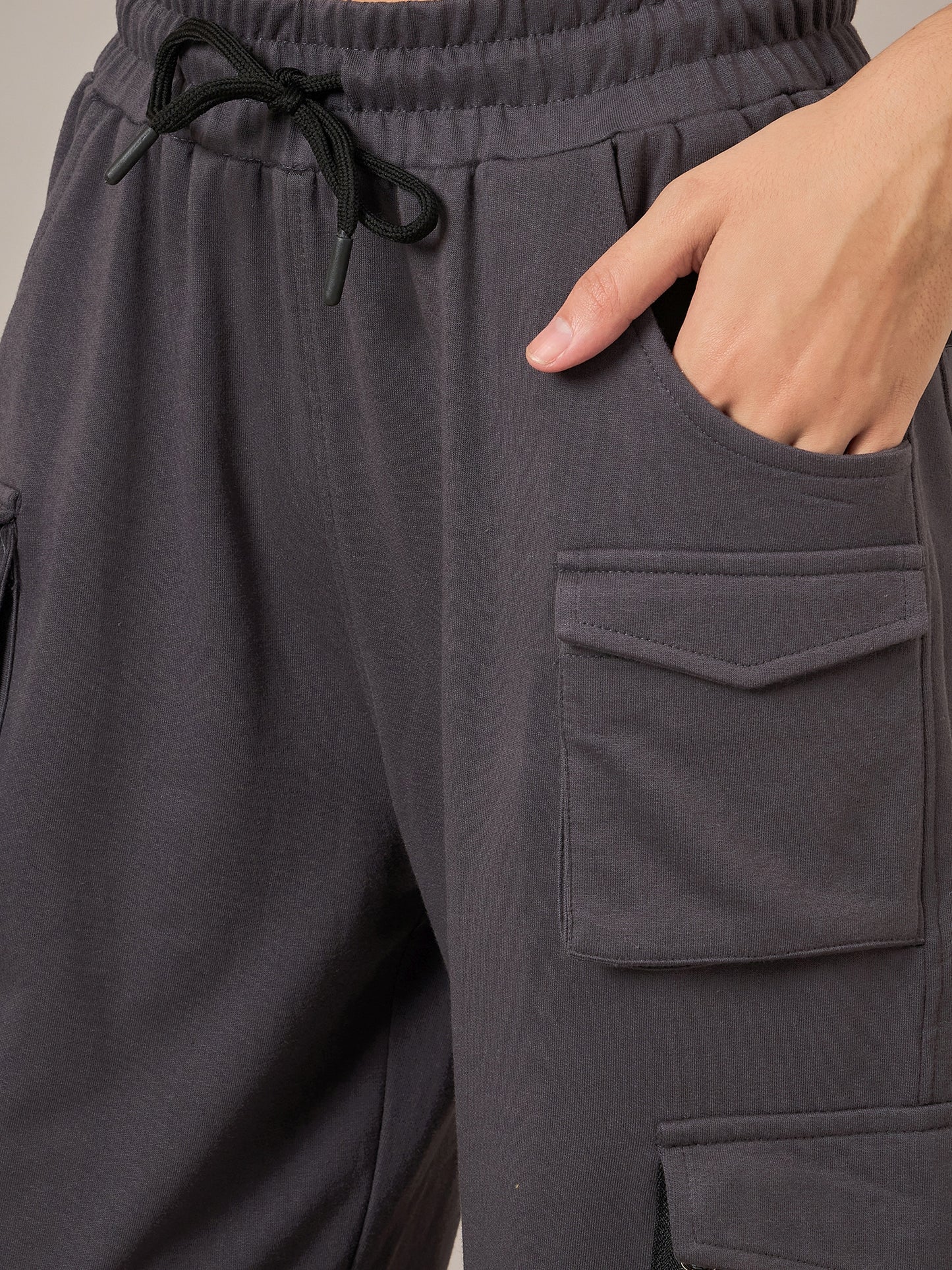 Grey Baggy Fit Pant - Reprise