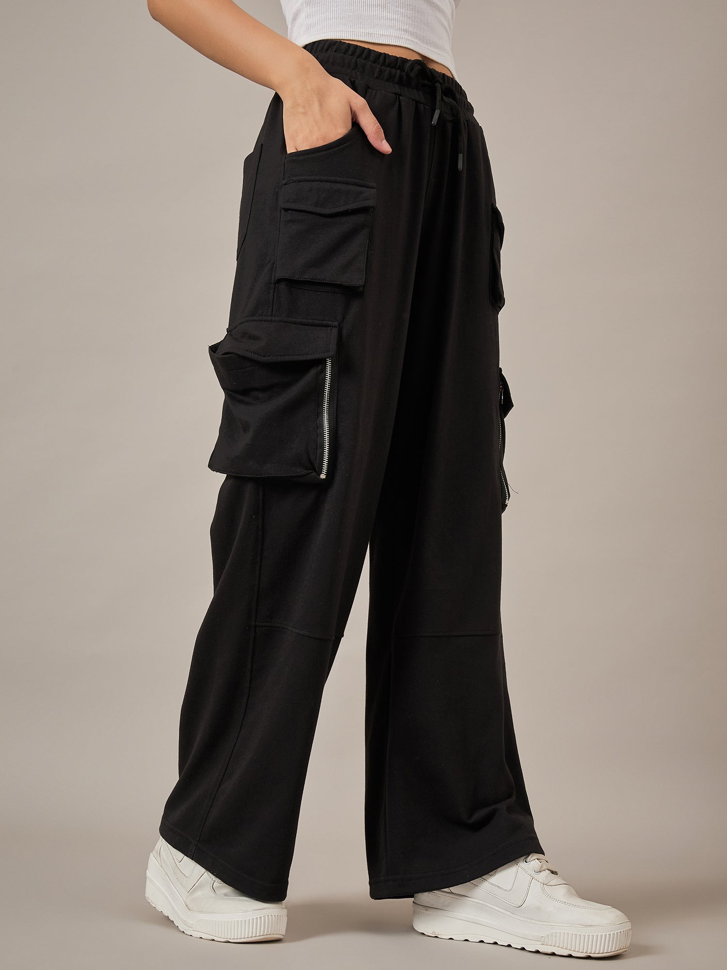 Black Baggy Fit Pant - Reprise