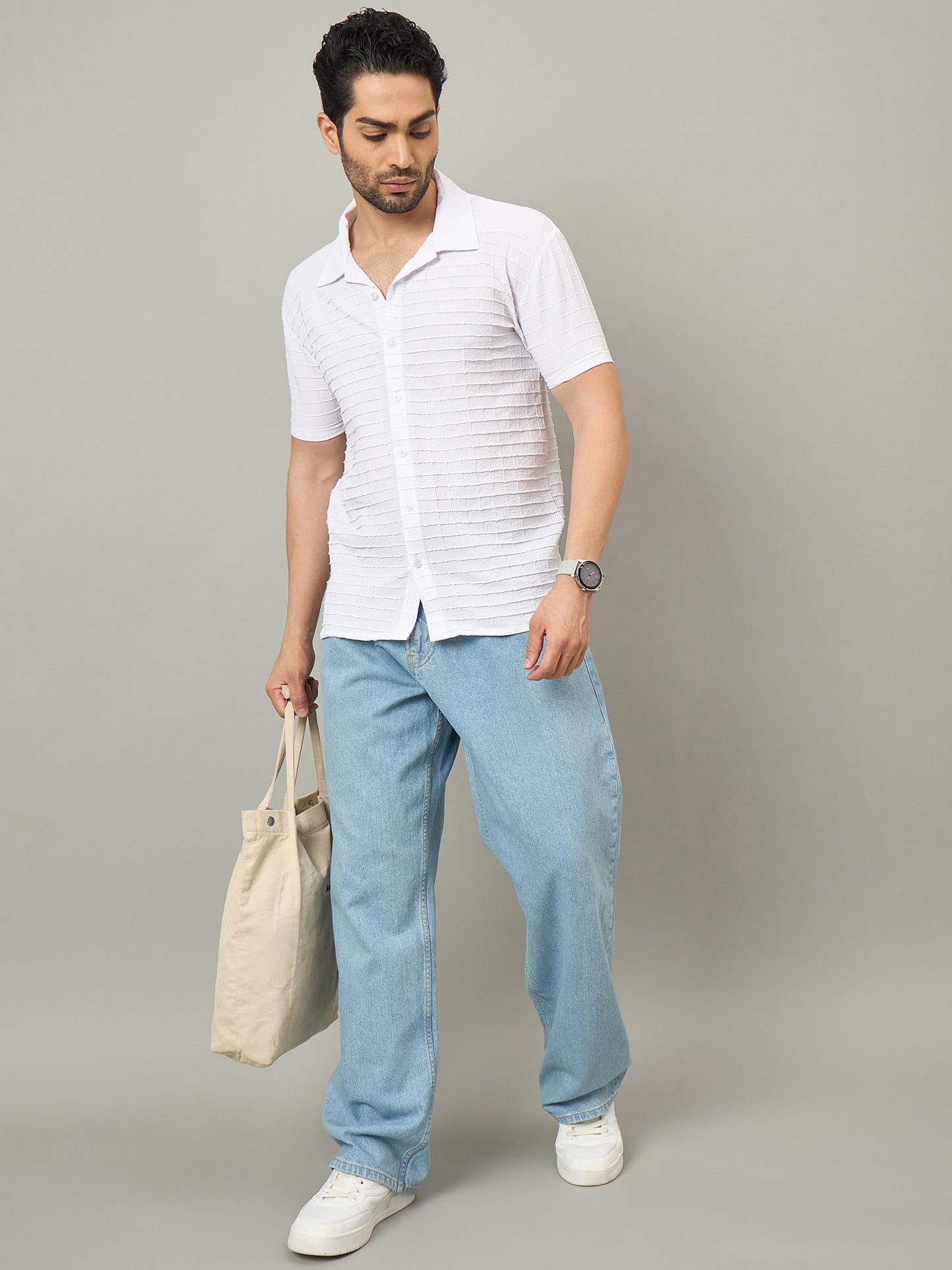 Men Shirt White