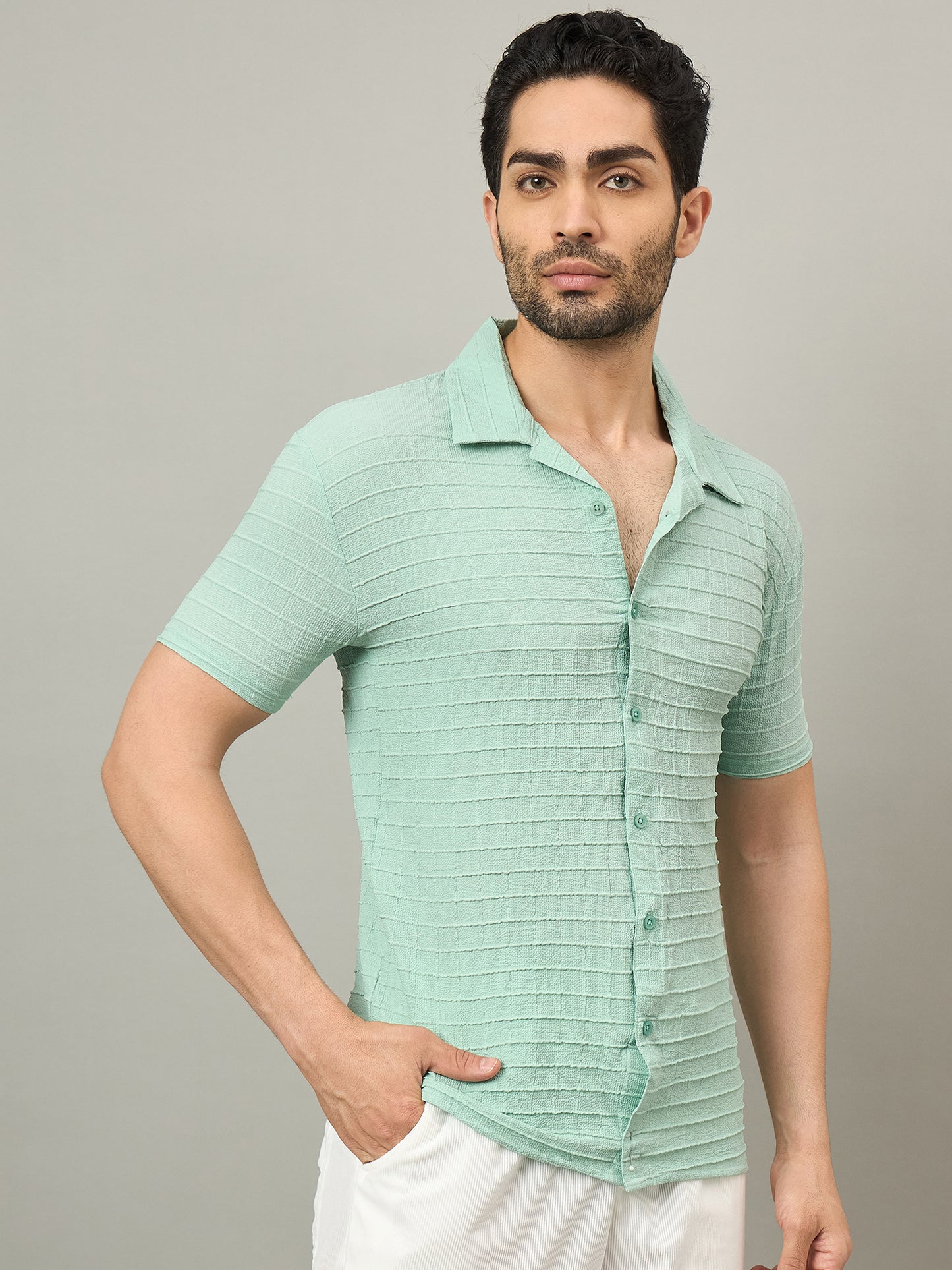 Men Shirt Sage