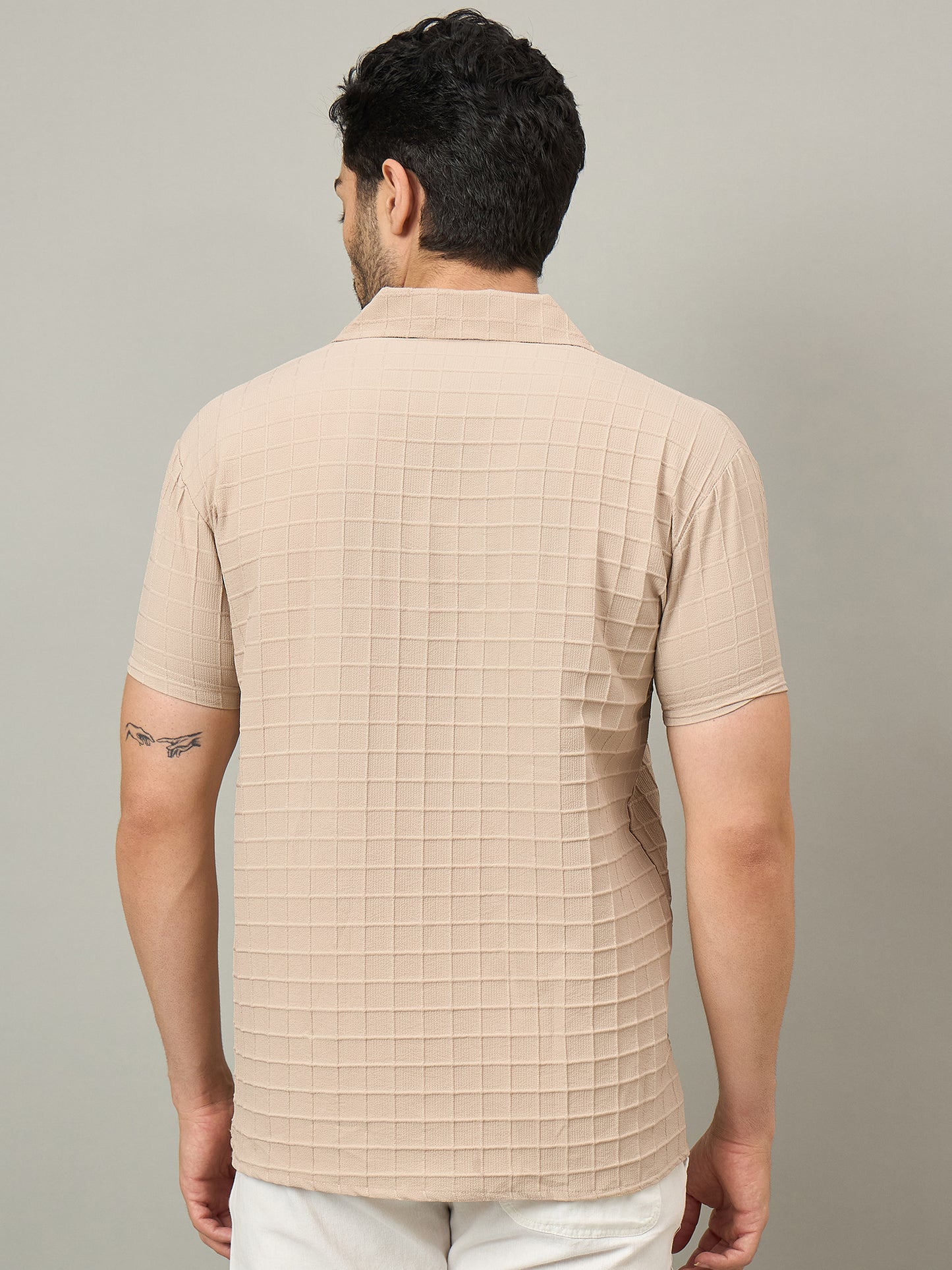 Men Shirt Beige