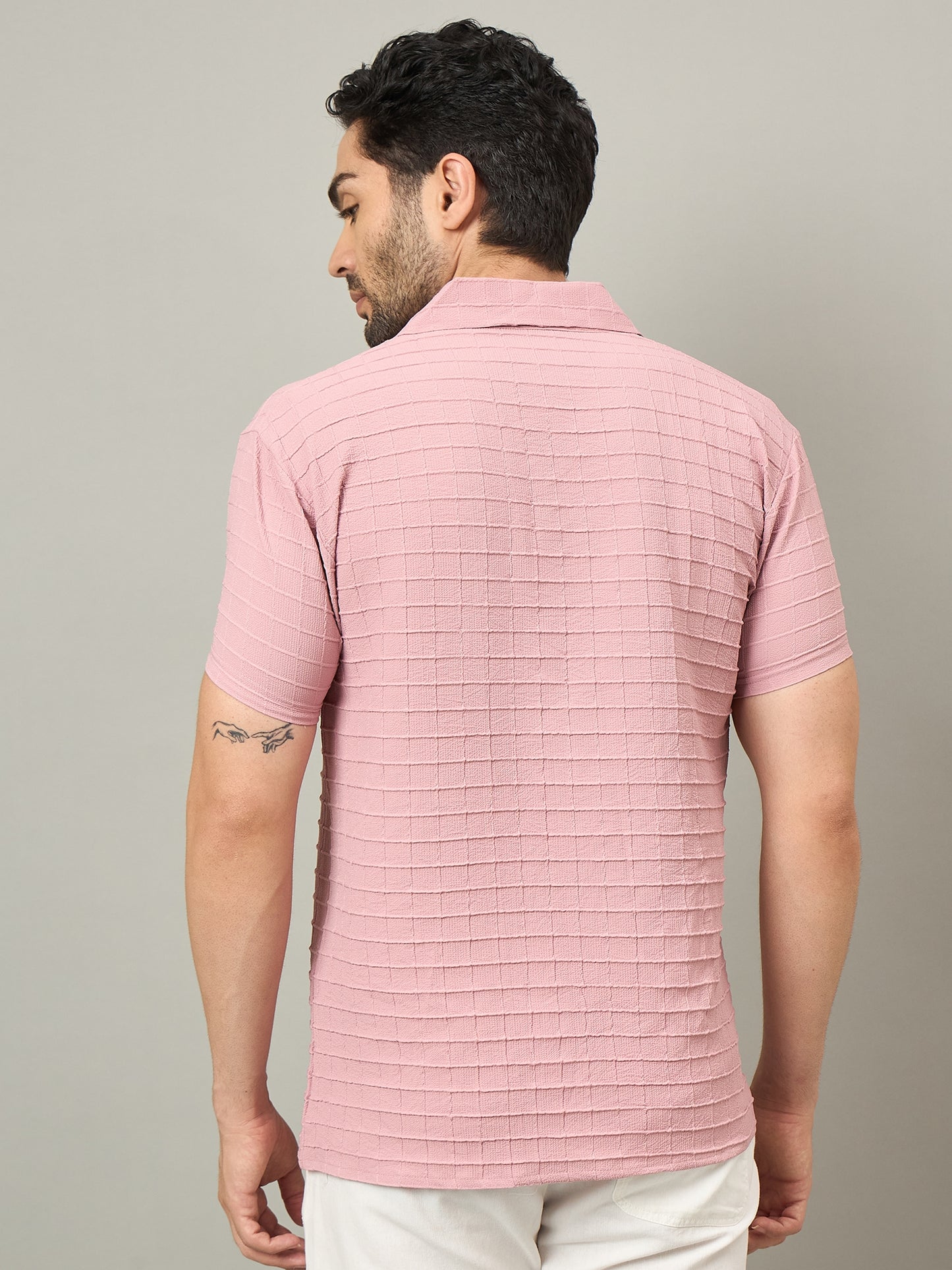 Men Shirt Pink