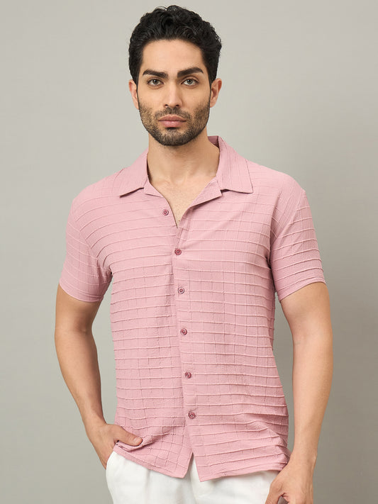 Men Shirt Pink