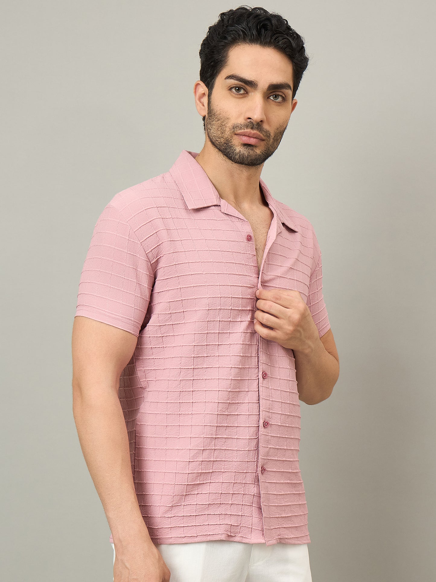 Men Shirt Pink