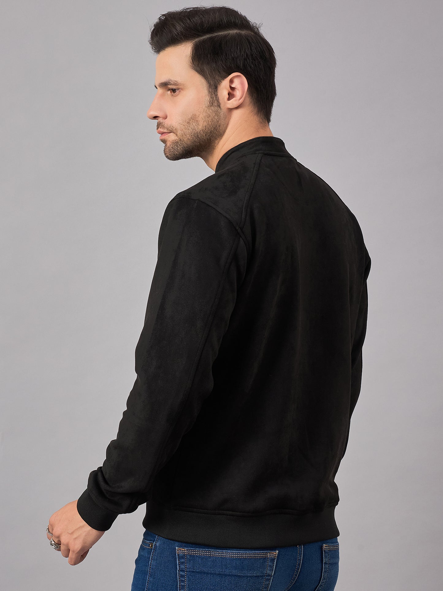 Mens Suede Jacket Black - Reprise