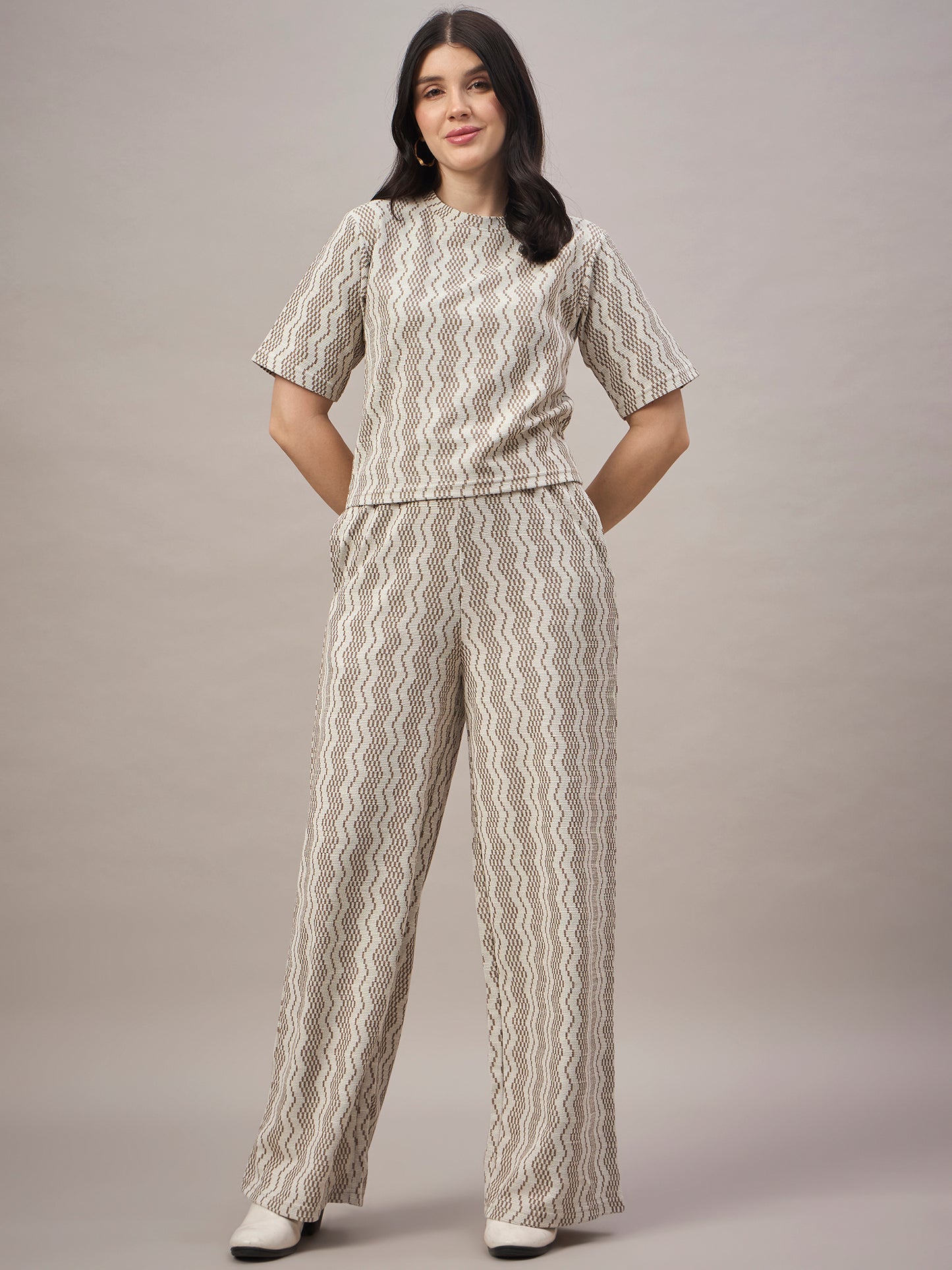 Women Co-ord set Tan