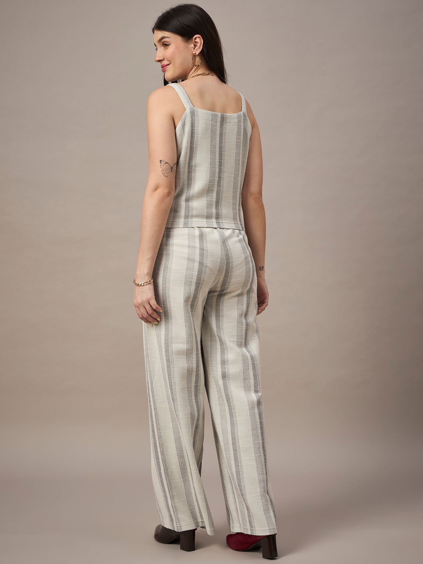 Women Co-ord set Light grey