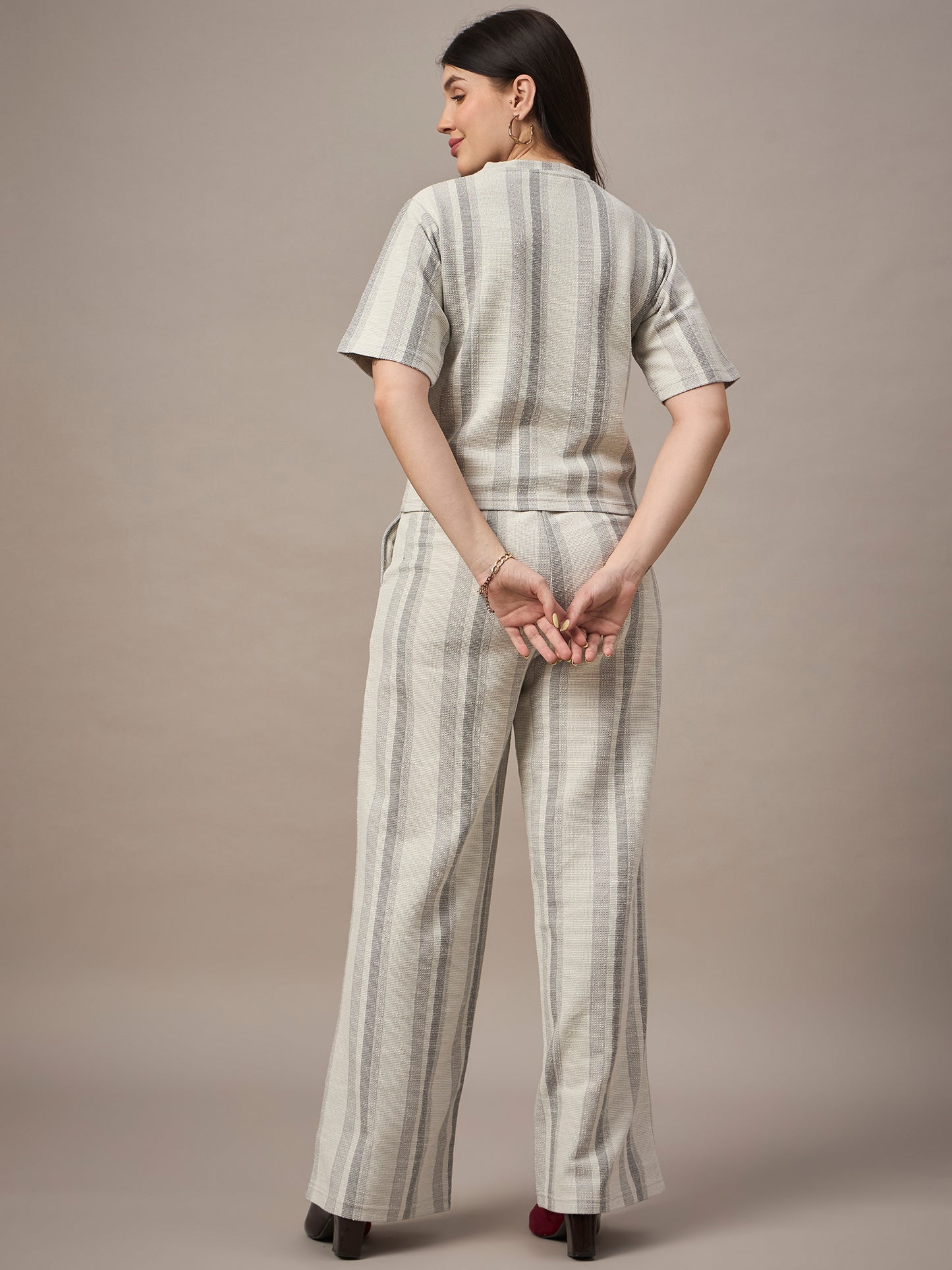 Women Co-ord set Light Grey
