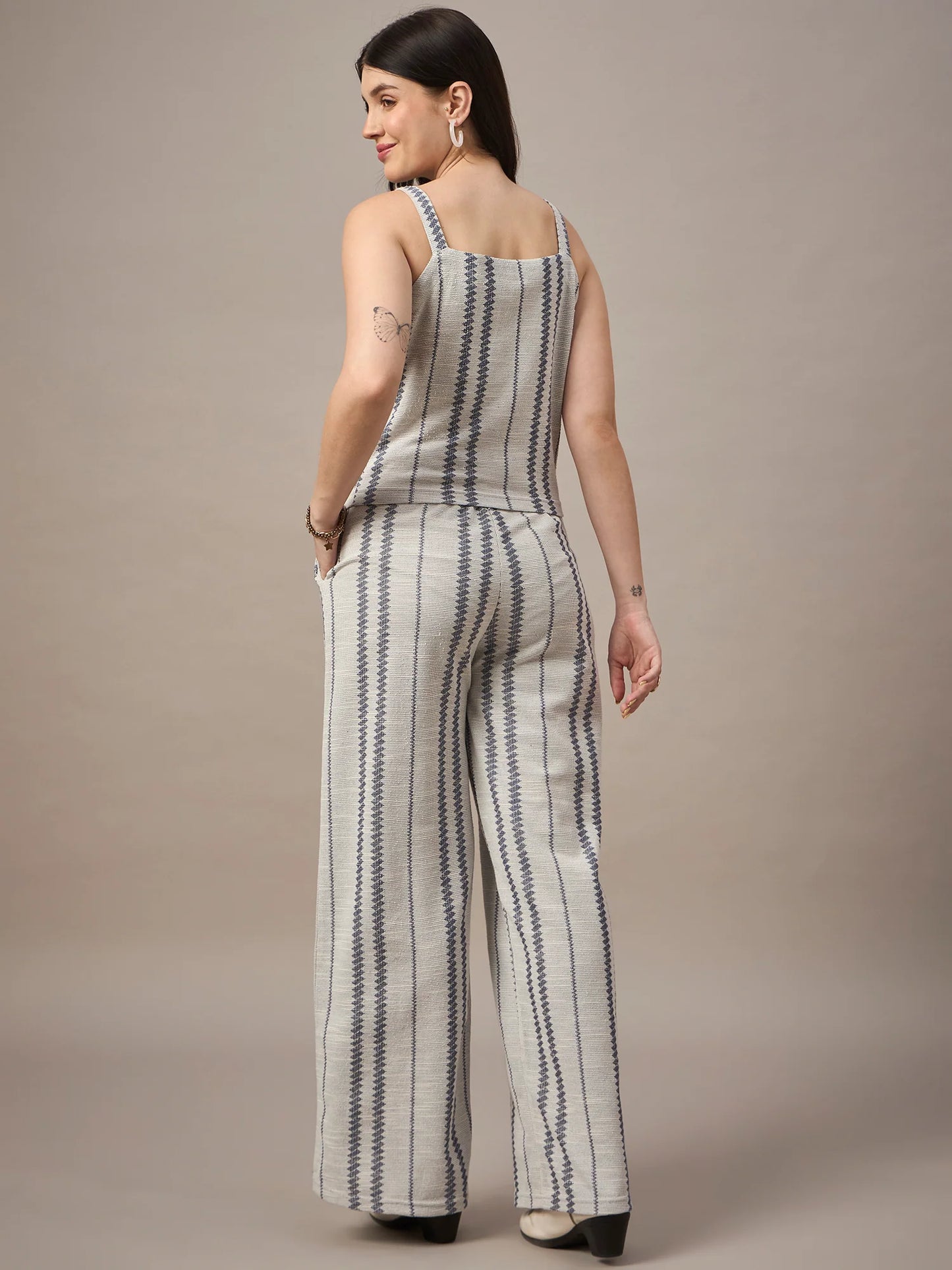 Women Co-ord Set Grey