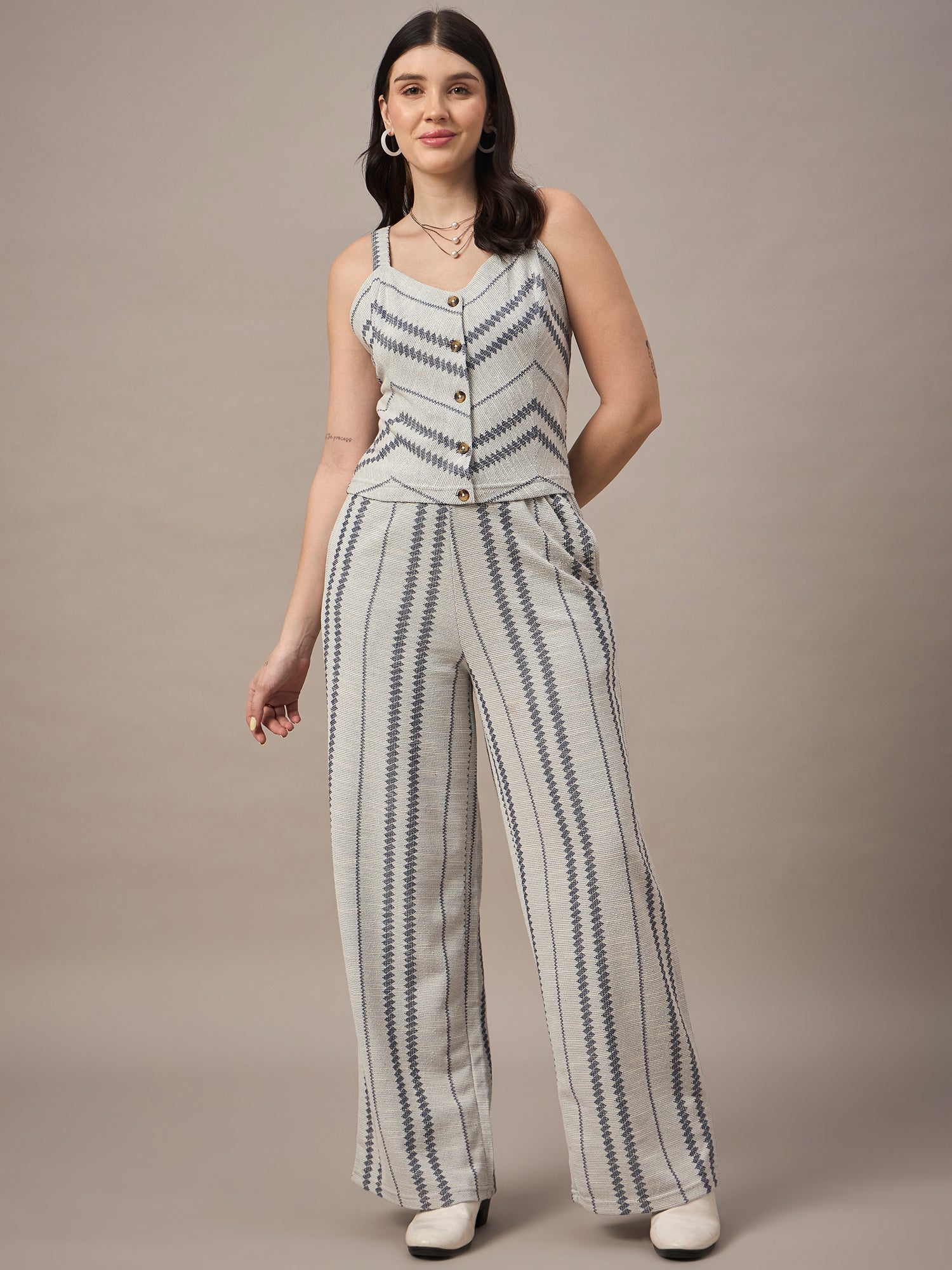 Women Co-ord set Grey