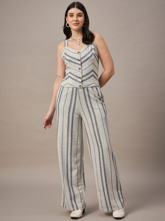 Women Co-ord set Grey