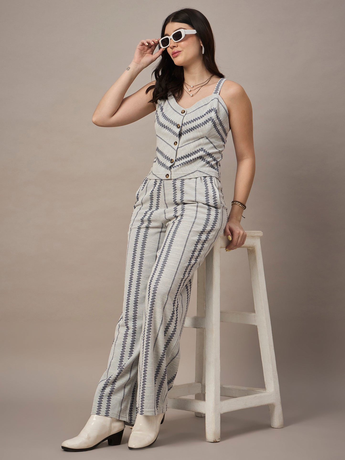 Women Co-ord set Grey