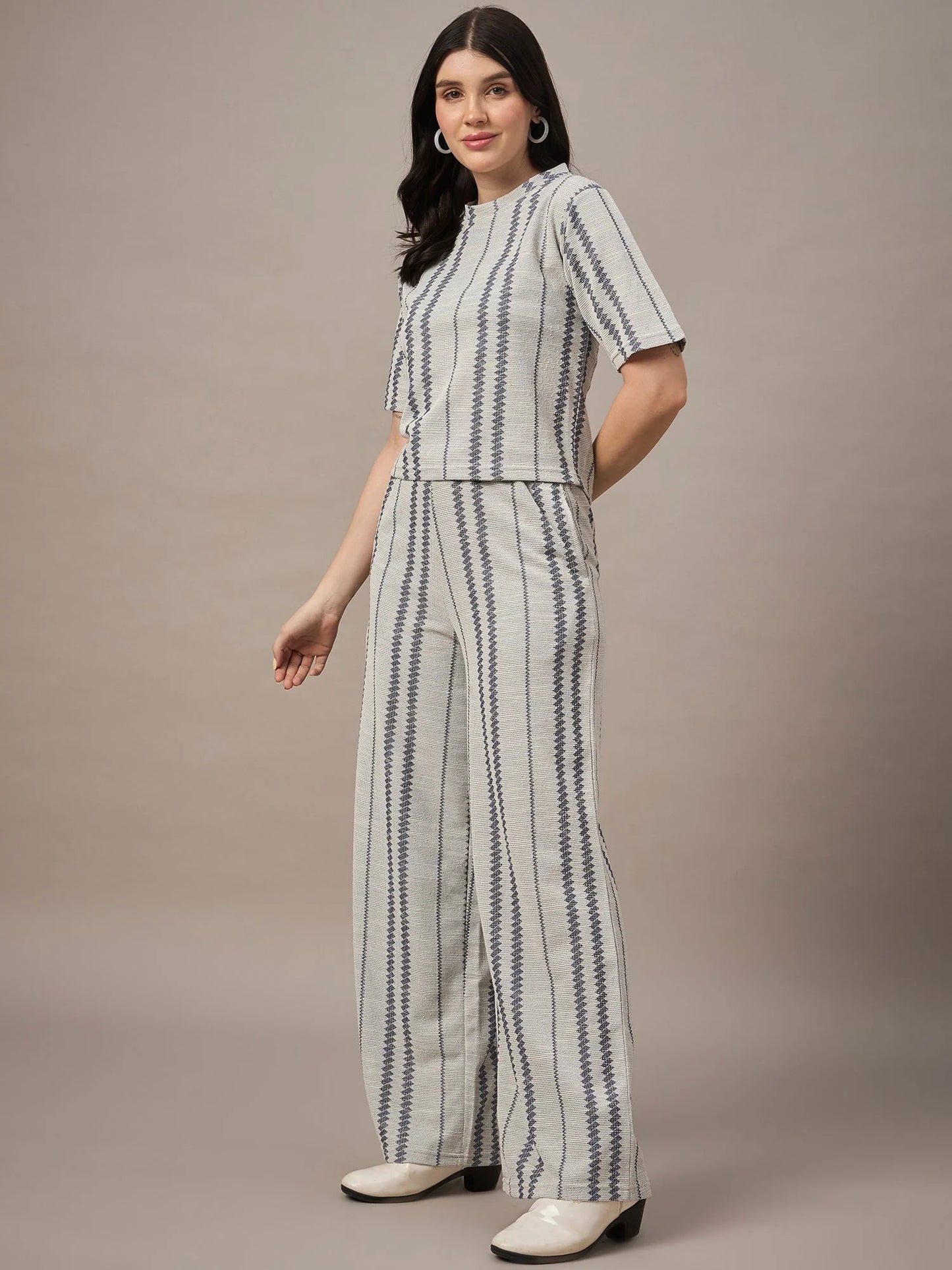 Women Co-ord Set Grey