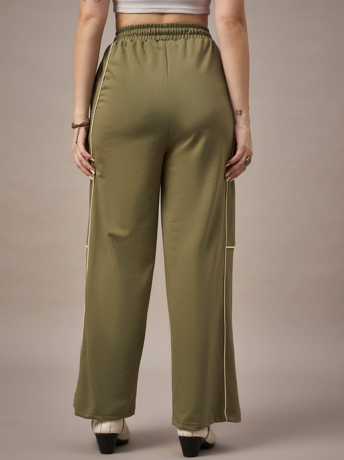 Women Green Trackpants