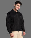 Black Mens Suede Jacket