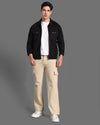 Black Mens Suede Jacket