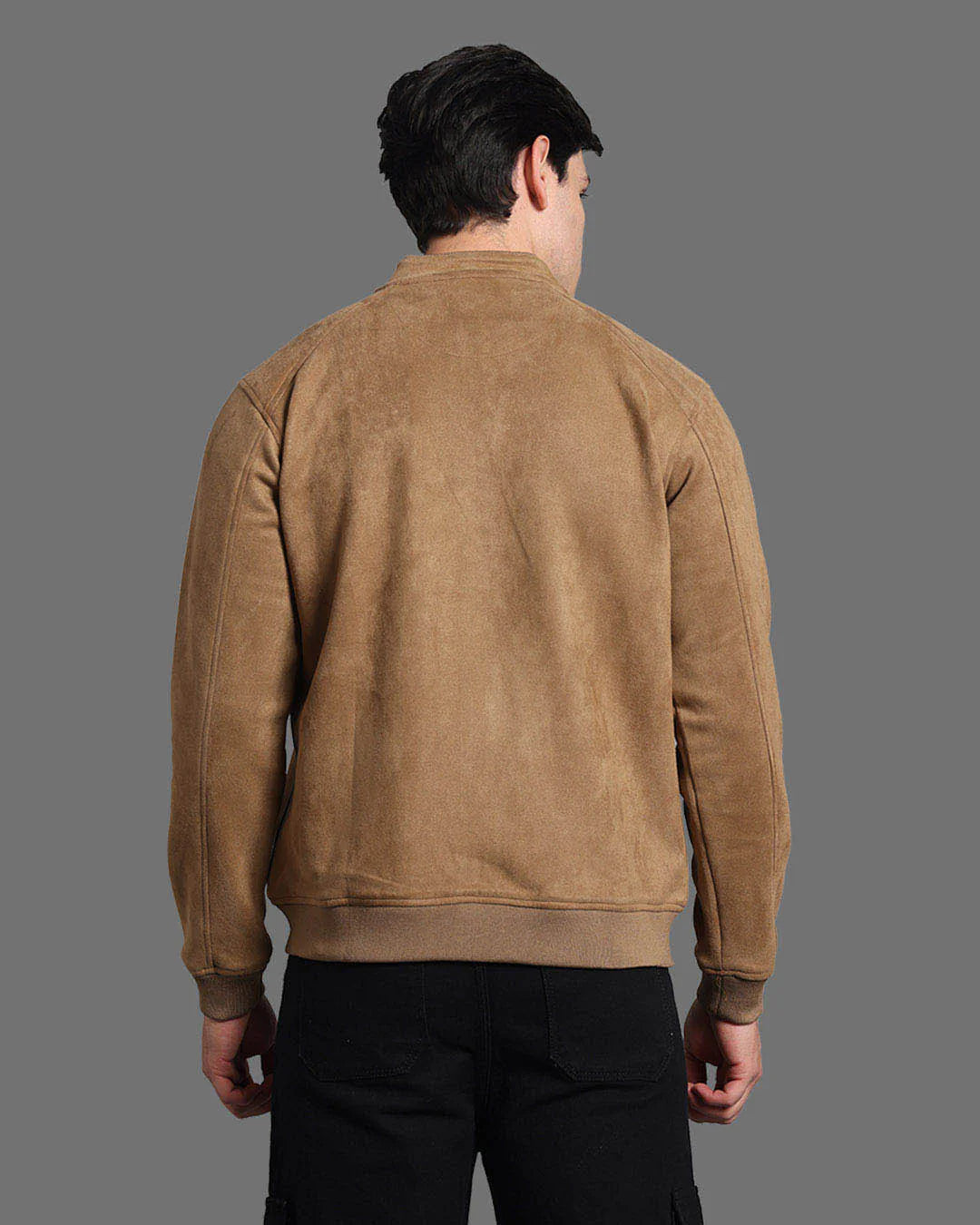 Men Suede Jacket Tan - Reprise