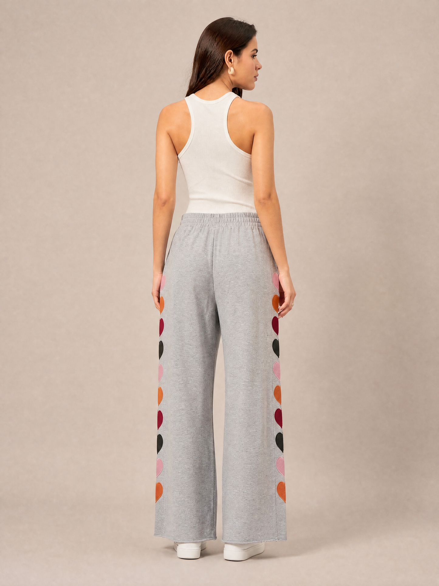 Women Regular Fit Trackpant Grey