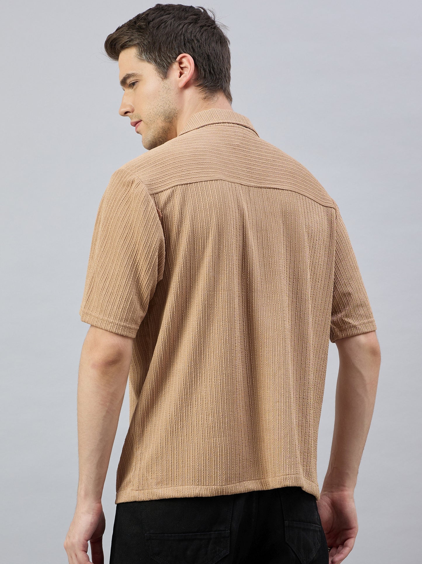 Men Casual Shirt Beige - Reprise